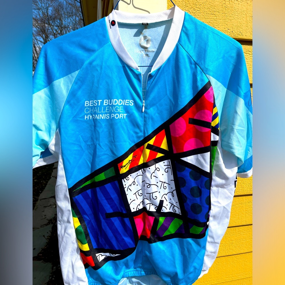 Pactimo brand Best Buddies Cape Cod ride.